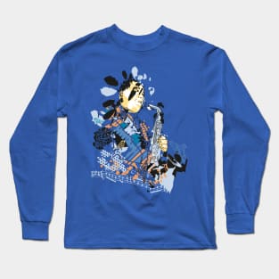 jazz birds sing be-bop Long Sleeve T-Shirt